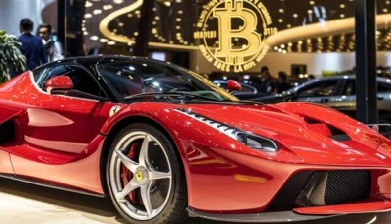 Ferrari совершила первую продажу автомобиля за биткоины