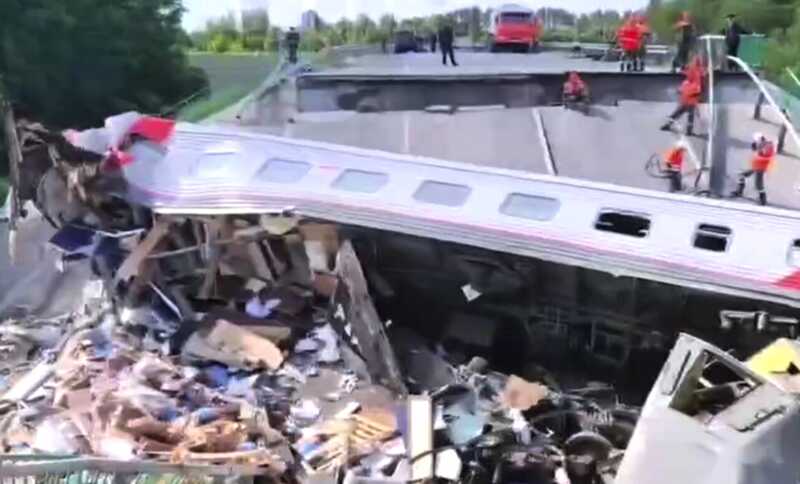 В результате аварии в Брянской области скончался машинист локомотива