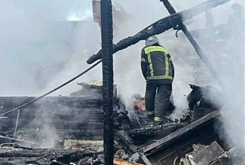 Пожар в Московской области унес жизни пятерых детей
