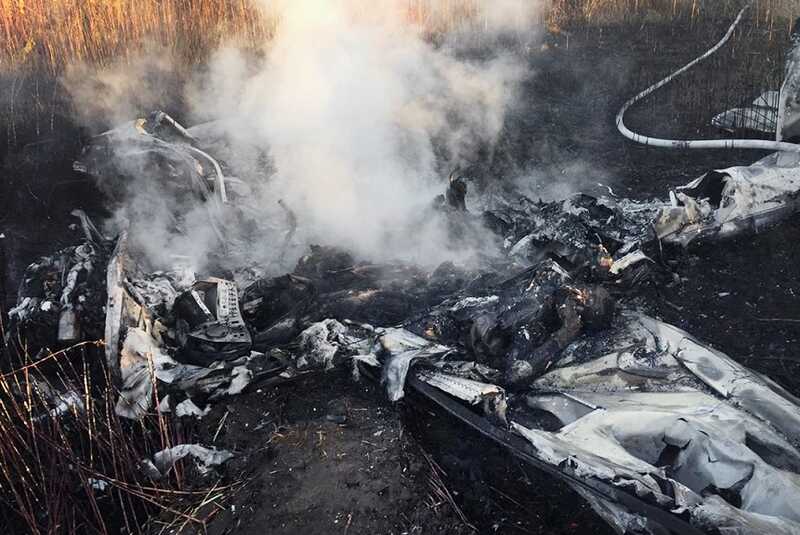 В Подмосковье при крушении легкомоторного самолета погибли четыре человека