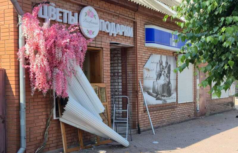 Здание ФСБ в Старобельске Луганской области было повреждено в результате атаки