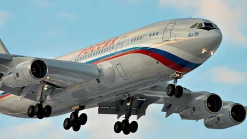 Самолет с бортовым номером RA-96023 отправился из Москвы в Анкоридж